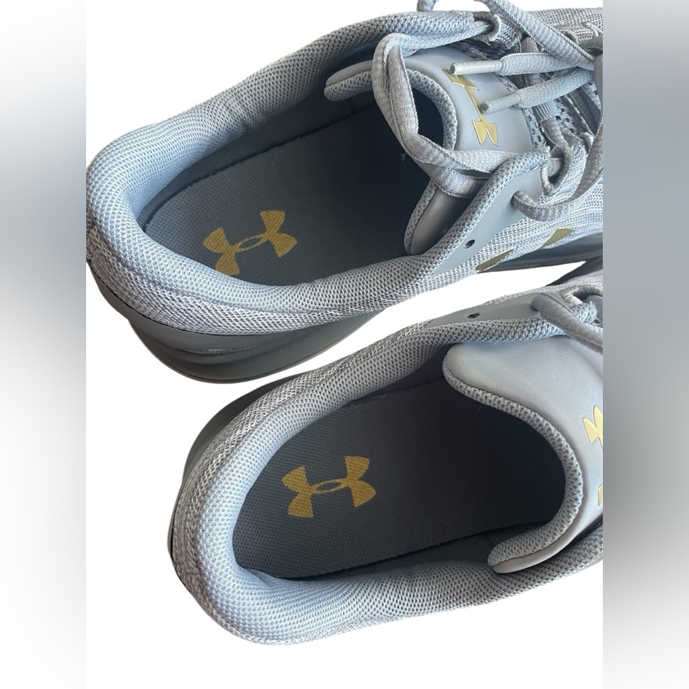 New Under Armour Remix Men Gray Sneakers Size 10.5 - Picture 8 of 10